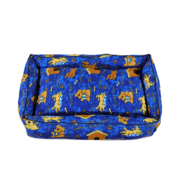 Dog Basket  Blue Colour